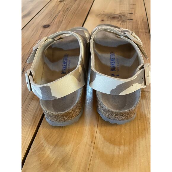 Unisex Birkenstock Milano Soft Footbed Sandals Support - Camo. Size 38 - Picture 4 of 5